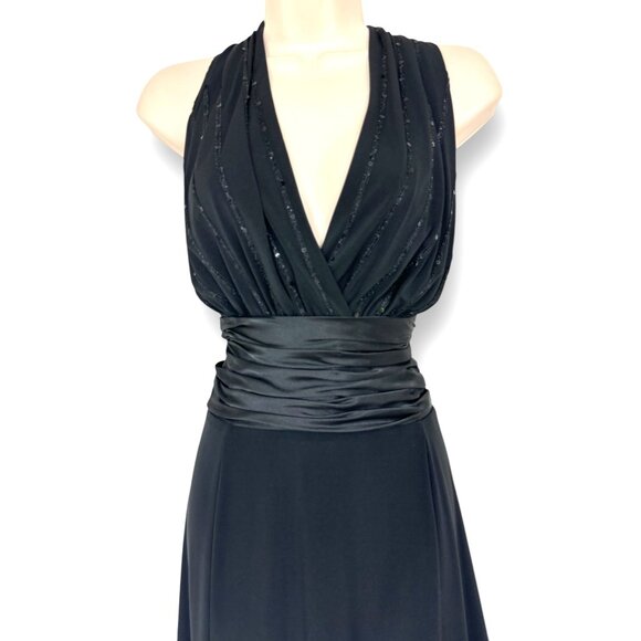 Evan Picone Black Sleeveless Dress - Picture 2 of 3